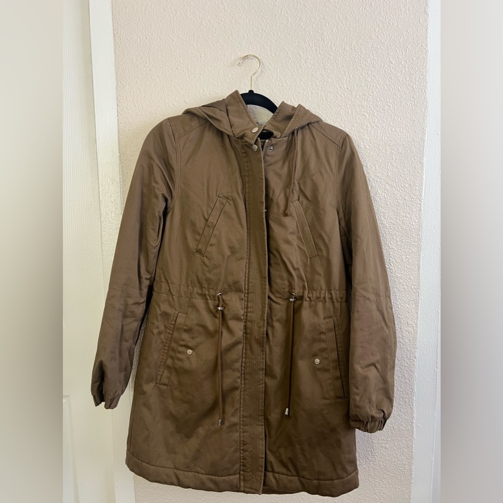 H&M DIVIDED Brown Padded Parka